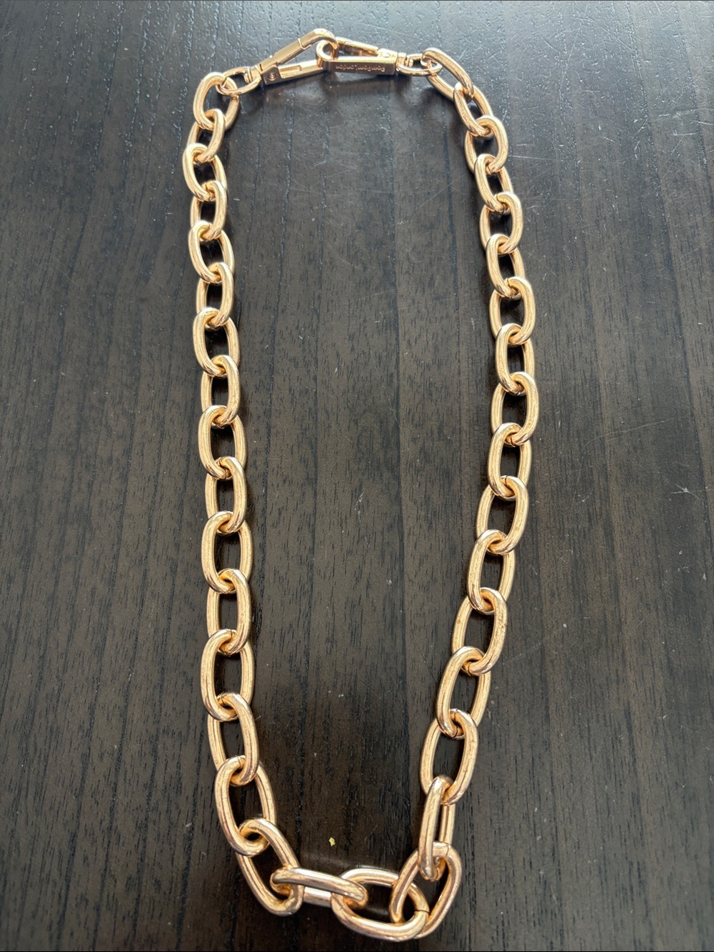 Gold-Tone Oval Link Bag handle